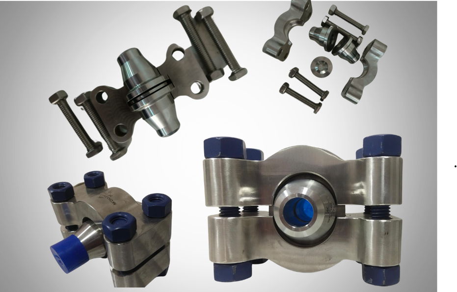 Hubs and clamp connectors